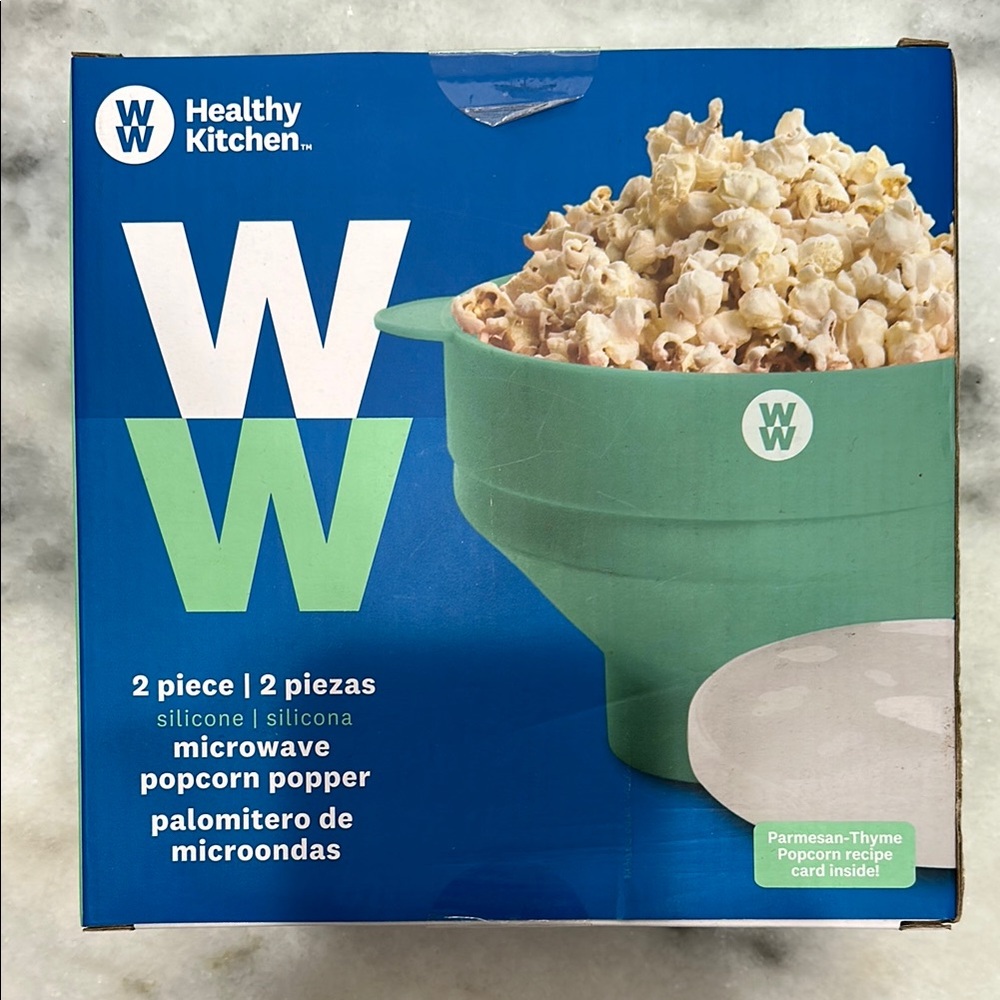 WW Healthy Kitchen Microwave Popcorn Popper